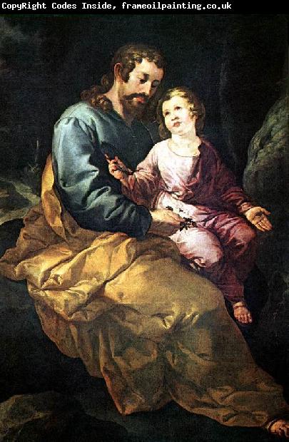 HERRERA, Francisco de, the Elder St Joseph and the Child sr